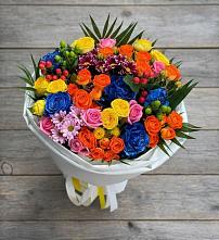 Букет цветов из:  Розы и Хризантемы в Самаре