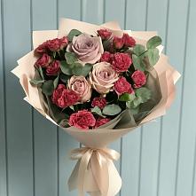 Букет цветов из:  Гвоздики и Розы в Самаре