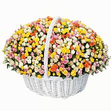 Премиум корзина Кустовых Роз